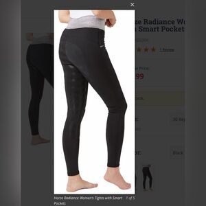 Horze Women's Full Seat silicone grip equestrian riding tights